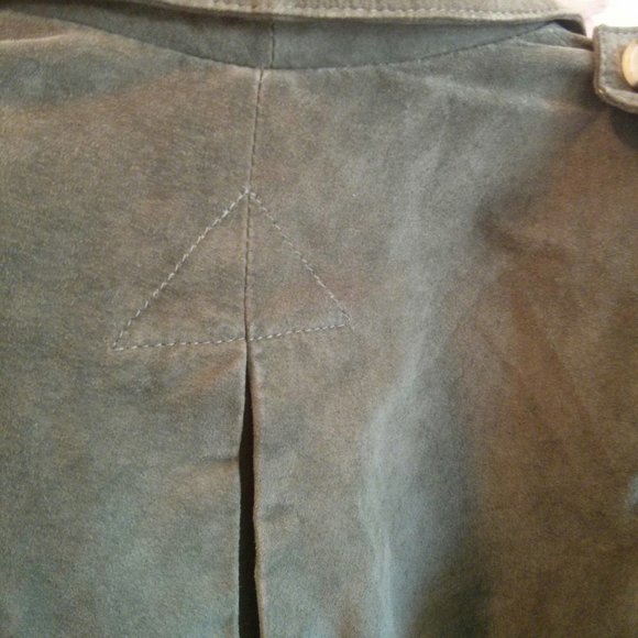 Vintage Suede Cropped Bomber/Pilot Jacket Size M - Picture 12 of 16